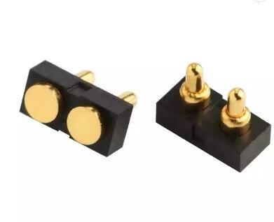 Puissante magnétique étanche à l'eau Pogo broches connecteur USB 2 broches soudure dorée