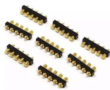 SMT 4 broches connecteur à broche POGO magnétique