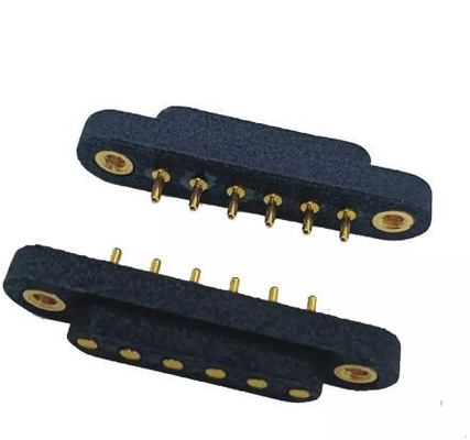 Connecteur PCB magnétique POGO épingle étanche à l'eau printemps chargé 15 mm Femme
