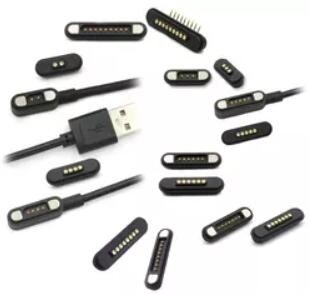 Connecteur magnétique à courant élevé 1A Pogo Pins pour la charge électrique de l'équipement médical