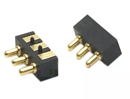 2.54mm Femme connecteur à broche POGO 3 broches 2.5mm Pitch SMT mâle 1A
