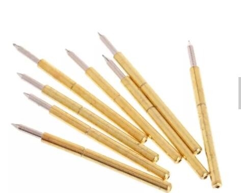 2.0 X 12.1 connecteur DIP magnétique Pogo, sondes d'essai à ressort plaquées en or
