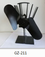 OEM ODM Ventilateur de poêle à chaleur 0,01 mm Alu ABS Application à domicile