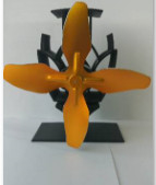 OEM ODM Ventilateur de poêle à chaleur 0,01 mm Alu ABS Application à domicile