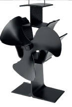 OEM ODM Ventilateur de poêle à chaleur 0,01 mm Alu ABS Application à domicile