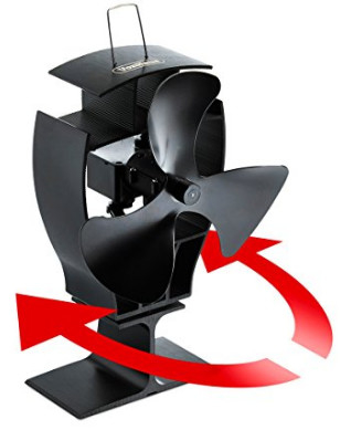 OEM ODM Ventilateur de poêle à chaleur 0,01 mm Alu ABS Application à domicile