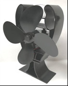 OEM ODM Ventilateur de poêle à chaleur 0,01 mm Alu ABS Application à domicile